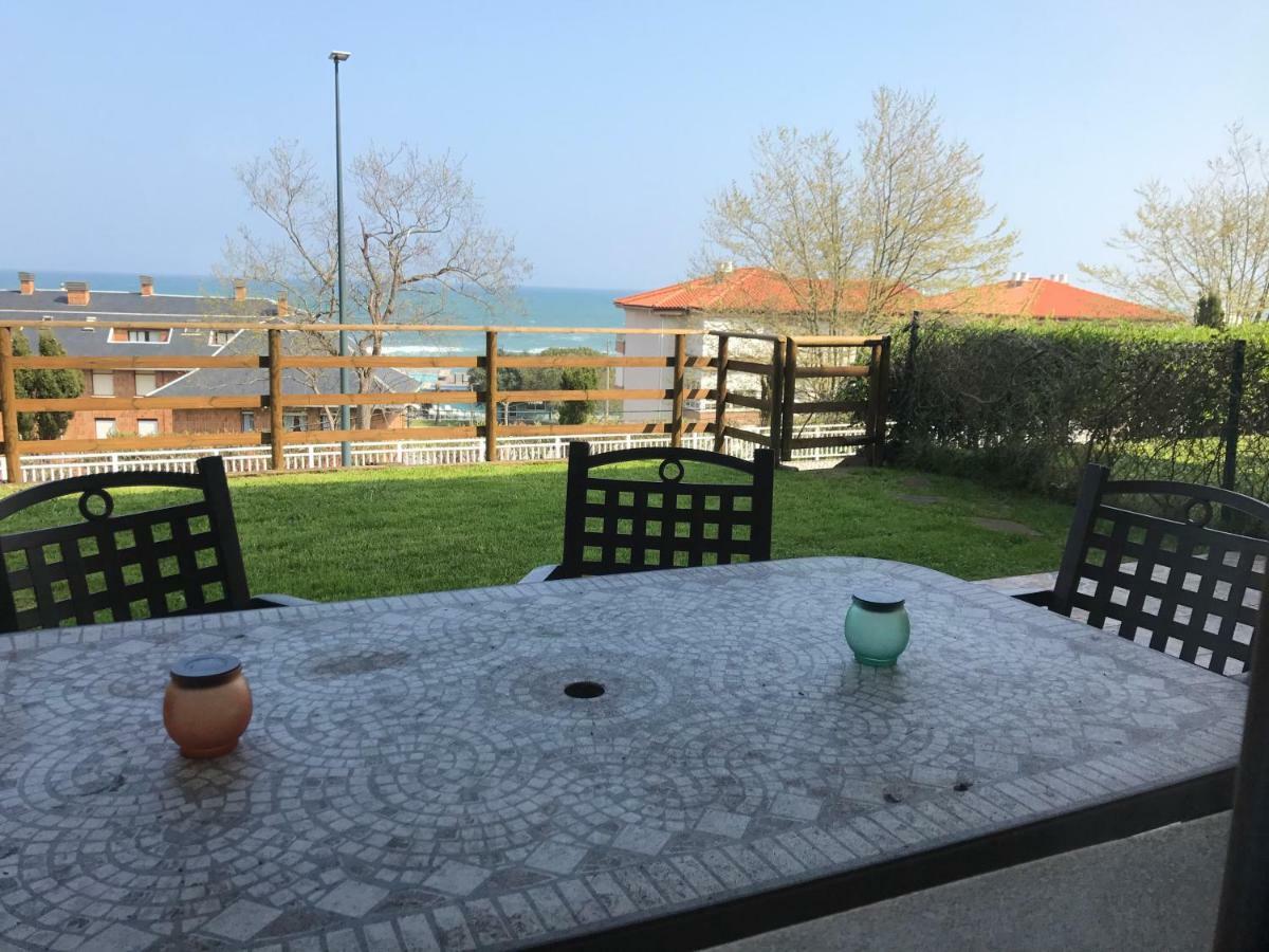 Casa De Las Flores - Apartamento Con Jardin Privado Frente A La Playa De Comillas Esterno foto